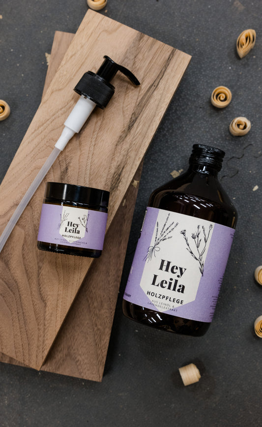 Hey Leila Holzpflege Set
