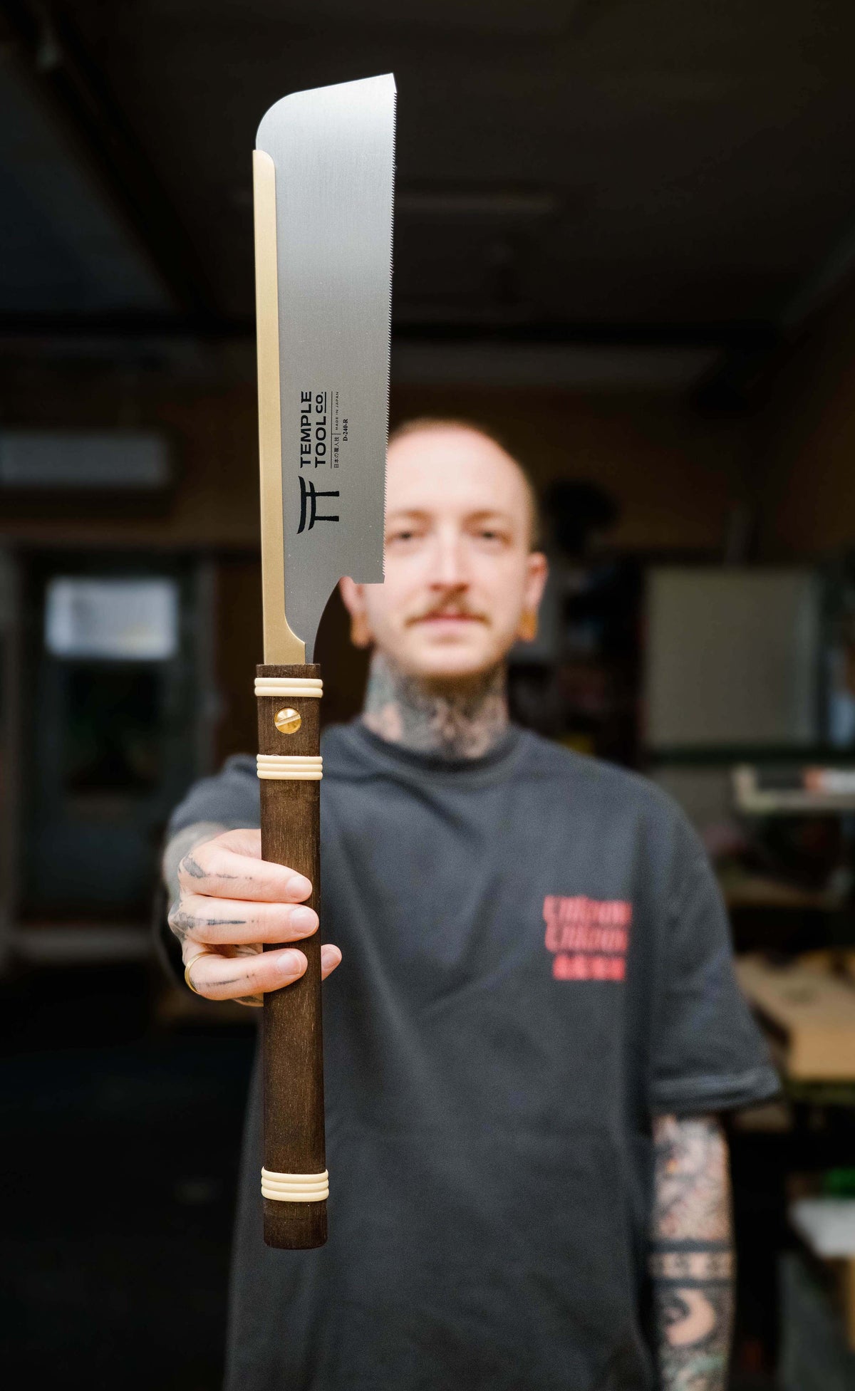 Japansäge TEMPLE TOOL Dozuki - für Längsschnitte - 240 mm