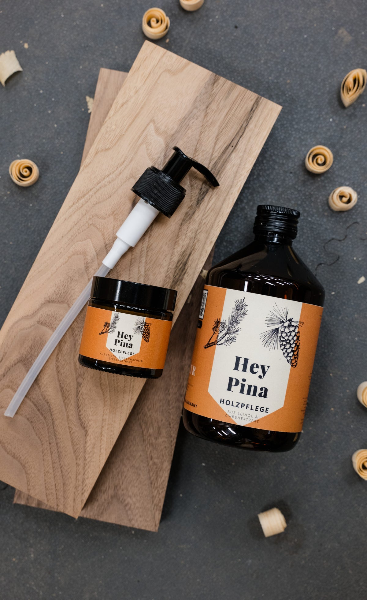 Hey Pina Holzpflege Set